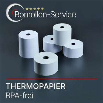 BPA-freie Bonrollen aus weißem Thermopapier