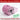 Pink-farbene Thermopapierrolle, 50 Meter lang mit 62 mm Außendurchmesser und 12 mm Kern